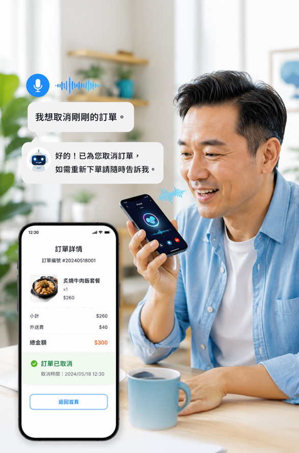 AI 語音訂位點餐與預約