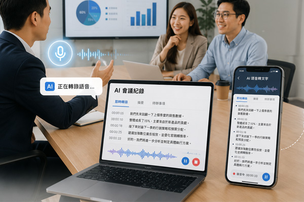 AI 會議紀錄與語音轉文字